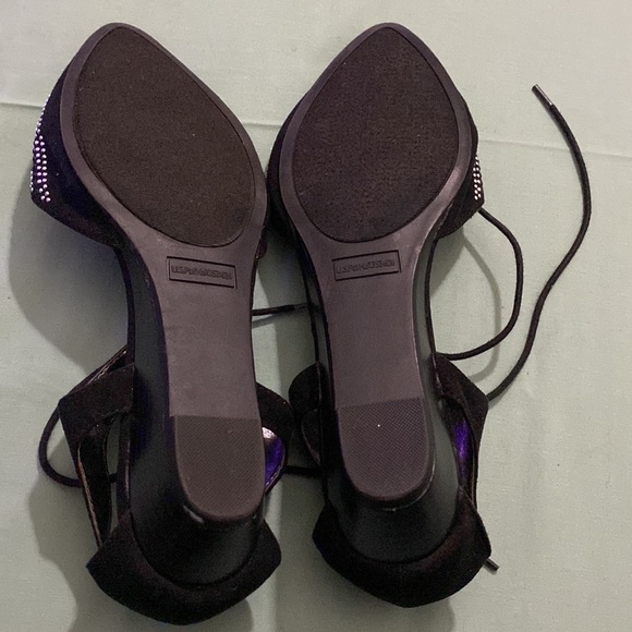 Rampage Flats with ankle straps and studded front - Picture 6 of 10